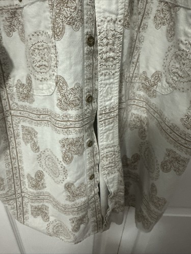 Vintage Gitano Men’s Short Sleeve Button Up Shirt w/ Pockets Size S - Picture 6 of 8