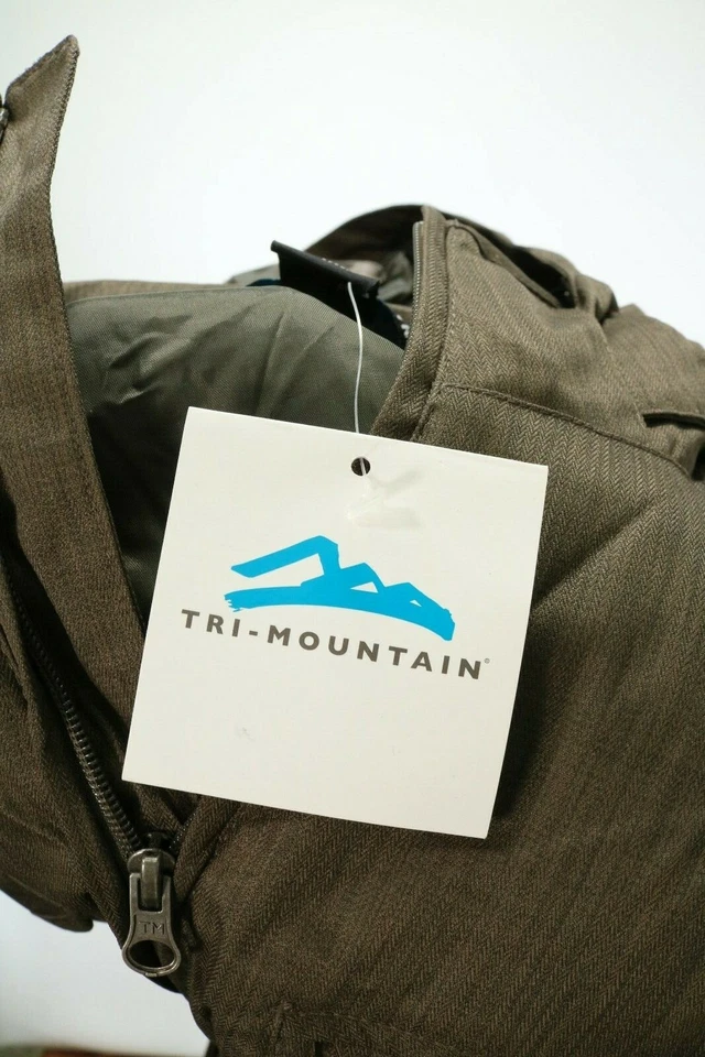 Chaqueta cortavientos Tri Mountain verde con capucha y cinturón para mujer ¡NUEVA! Nuevo con etiquetas Foto 3 de 3