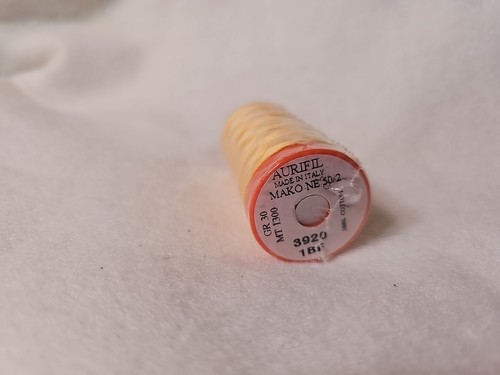 AURIFIL Quilting Thread - 50 WT - 1422 yds #3920 Yellow/Orange - Picture 2 of 2