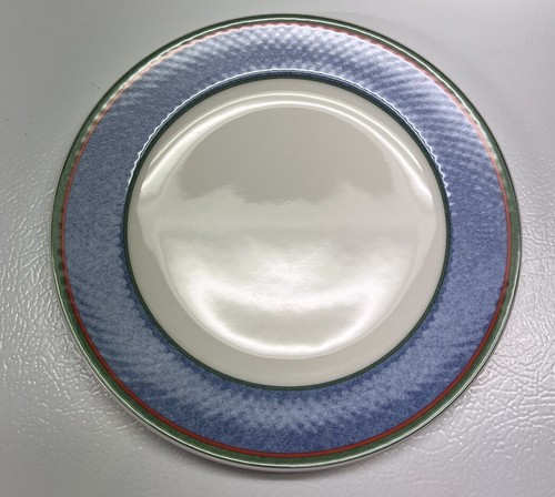 VILLEROY BOCH Tipo Viva Dinner Salad Plates Red Blue Green Yellow 4 Of Each NWTS - Picture 6 of 14