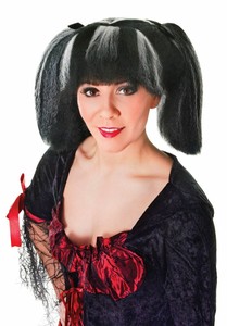 Black And White Streak Steampunk Wig 5051090067966 Ebay