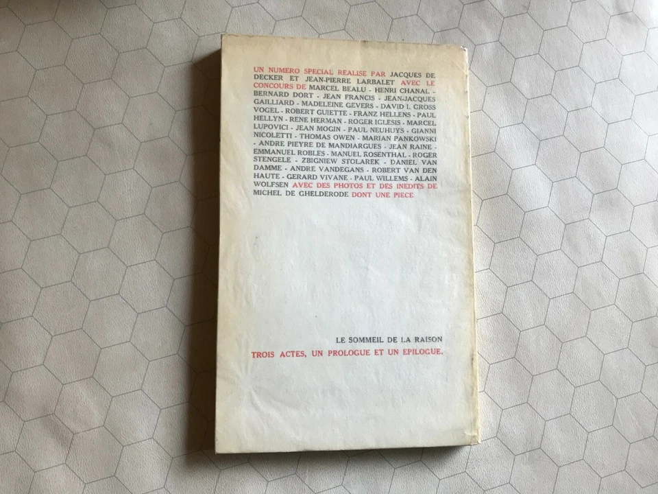 Marginales no 112-113 may 1967 ghelderode michel de revue book pb french illustr - Image 2 of 4