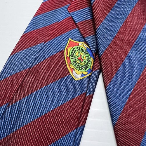 Corbata de reserva BSA azul/granate Schiff Scout 52" longitud total SB-572 - Imagen 4 de 6