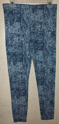 NWT WOMENS MODERN LUX DENIM LOOK LEGGINGS / SKINNY PANTS SIZE S eBay