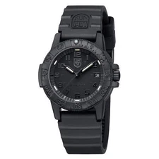 Luminox Men's Watch Sea Turtle 0300 Quartz Black Dial Rubber Strap 0301.BO