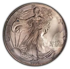 1995 1 oz Silver American Eagle - Violet Pattern Toning - BU - SKU-E2959