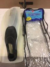 Dolfino Power Flex Dive Gear Flippers Fins 43-44 Size 9-10 Made In Italy Swim