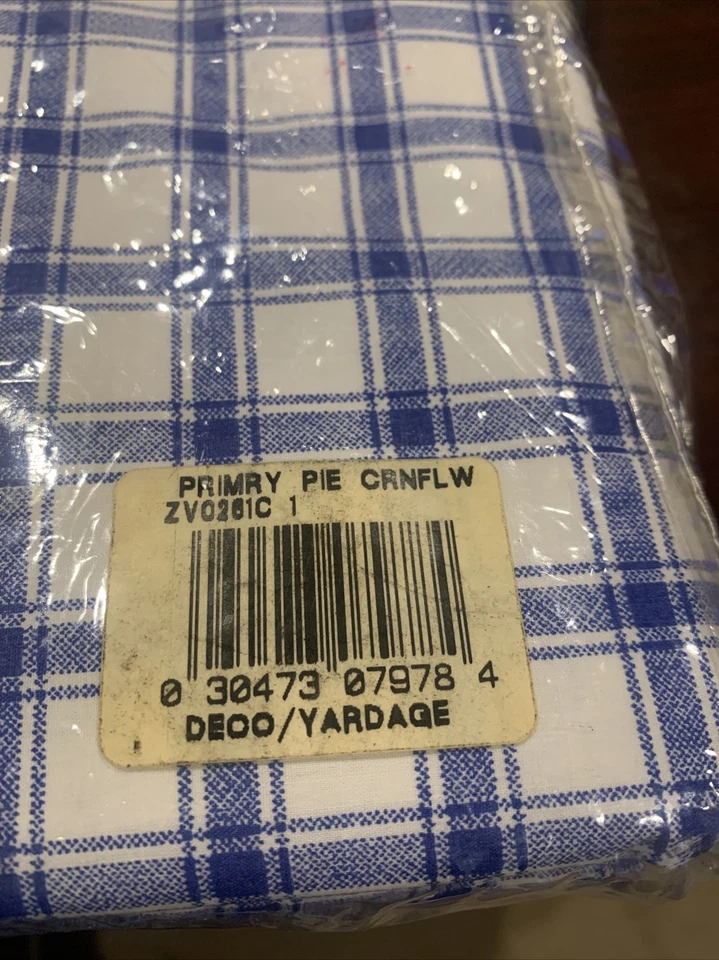 Liz Claiborne Liz At Home Decorative Fabric Blue Check  - Image 2 of 4