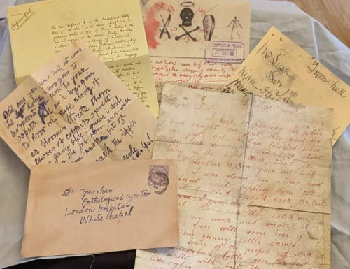 Jack the Ripper Memorabilia Letters Signed White Chapel Serial Killer Antique UK