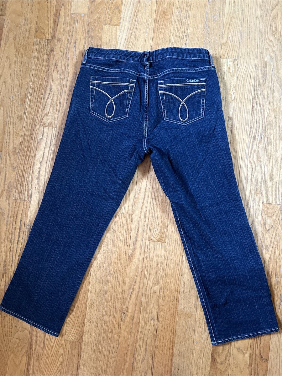VINTAGE CALVIN KLEIN STRAIGHT LEG JEANS 32 Looks like Never 