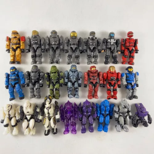 Random 20PCS Halo Mega Construx Blocks Spartan Master Chief Grunt Elite Figure - Picture 4 of 8