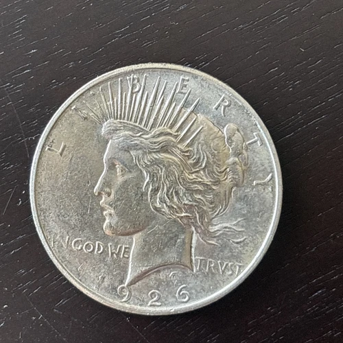 1926 D UNCIRCULATED SILVER PEACE DOLLAR