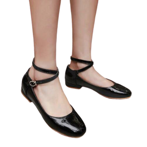 womens leather ballet pumps