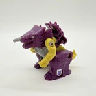 Transformers Cindersaur 1987 Vtg G1 Action Figure Purple Dinosaur Dino No Spark