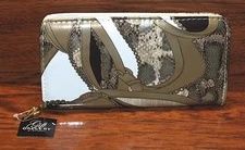 Giftcraft (467902) Women's Zip Around Pu / Plystr Wallet Only **NEW** 