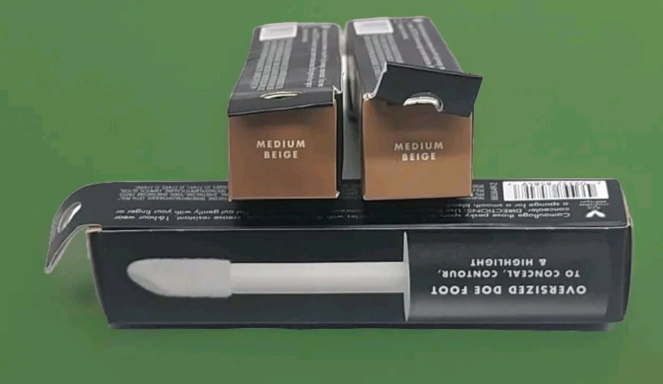 E.L.F. Elf 16HR Camo Full Coverage Matte Concealer 85849 Medium Beige 2pcs - Image 2 of 2