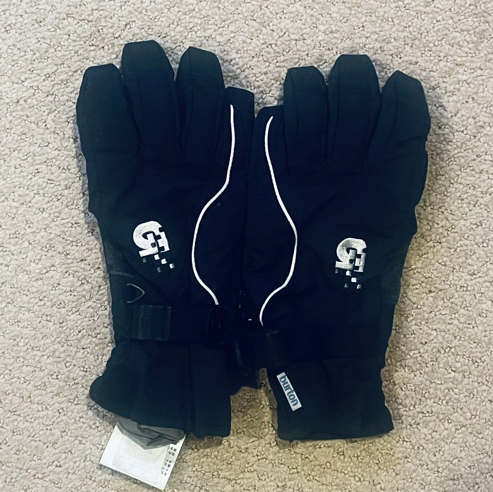 BURTON Womens Black Snowboard Snow - Approach Gloves - Size Small