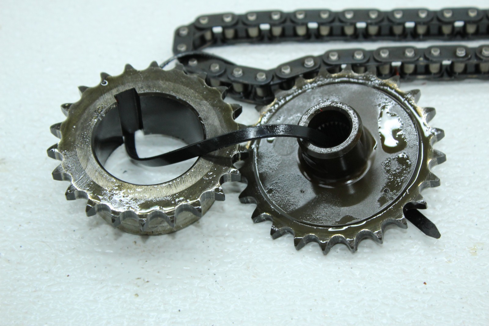 99-01 FERRARI 456 M ENGINE OIL PUMP DRIVE GEAR GEARS CHAIN GUIDE SET