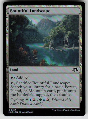 Bountiful Landscape 217 Foil Modern Horizons 3 Common