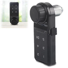 Digital Electronic Security Cabinet Lock - Touch Keypad Password Key Access, ...