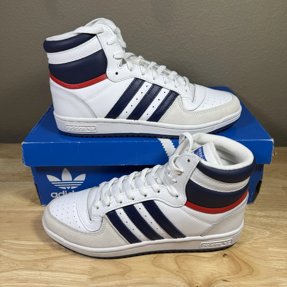 adidas Originals Top Ten High Blue for Sale | Authenticity Guaranteed | eBay