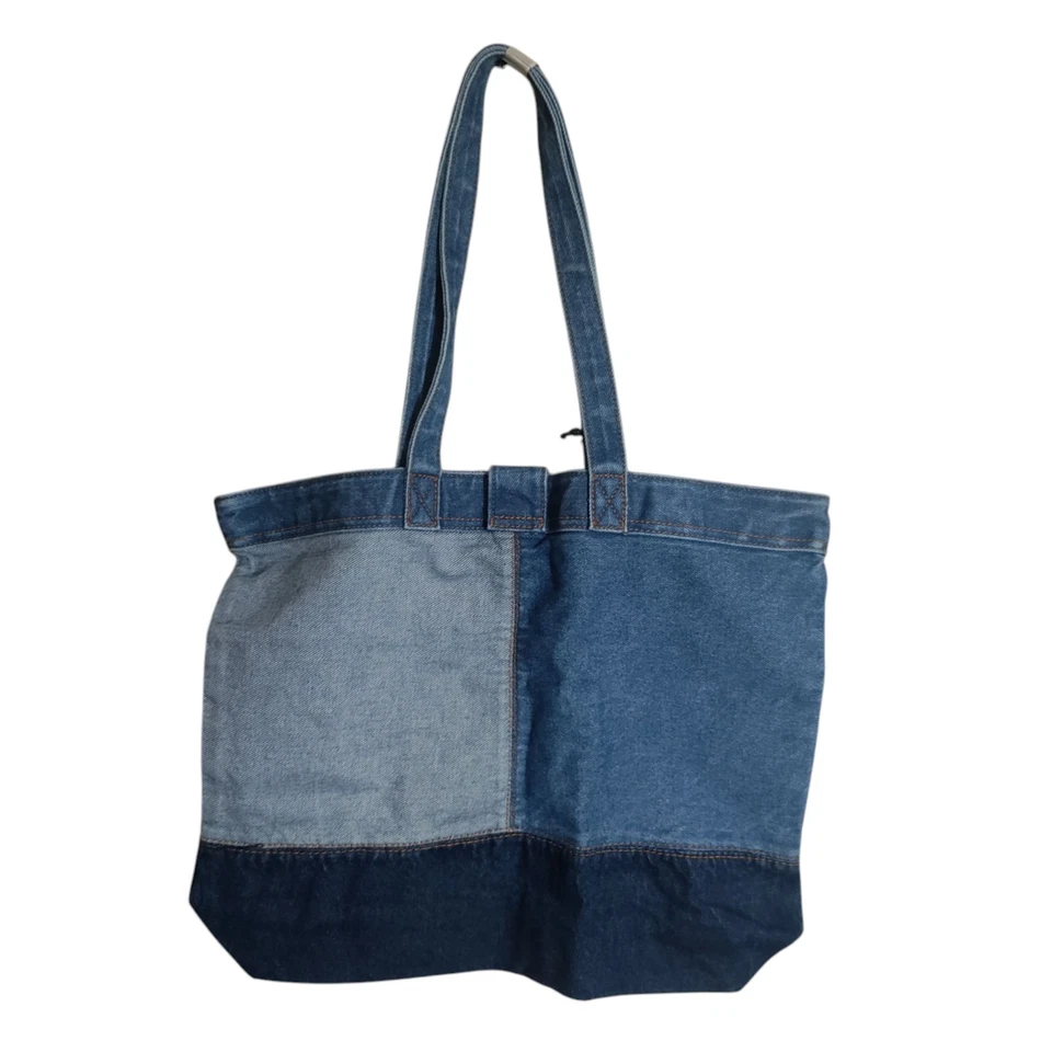 #DG2 by Diane Gilman Anniversary Denim Tote Bag - Patchwork - Image 2 of 4