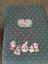 Vintage Christmas Joy Wind Chime USA Sounds Great Unique Nice Useable Great Cond