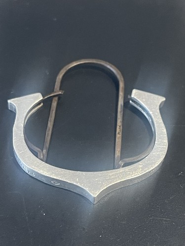 RARE ANCIENNE Pince à billets Cartier en argent 925 - Foto 2 di 5