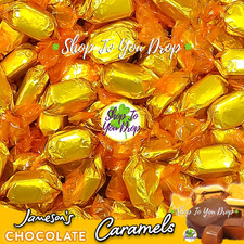 500G JAMESONS MILK CHOCOLATE CARAMELS SWEETS?CHEAPEST?ONLY 14.45?BB 03/27??OFFER