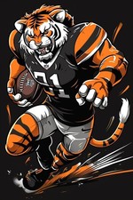 Cincinnati Bengals Football Sticker Decal Cell Laptops Helmets Hard Hat Tumbler