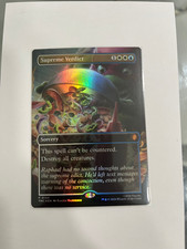 Supreme Verdict Foil Borderless - Mythic Tmc Tmnt Pizza Box Commander Mtg 134