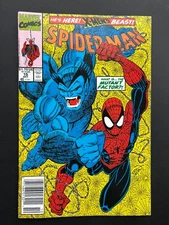 1991 Marvel Comics Spider-Man #15  Beast Newsstand