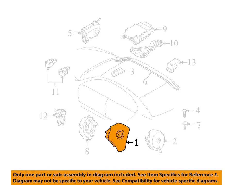 BMW 528i LH 2008-2009 volante airbag fabricante de equipos originales Foto 4 de 4