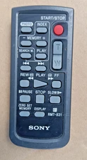 Sony RMT-831 Remote Commander Black Wireless Remote Control For Sony Camera