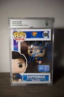 Funko Pop! Superman Signed David Corenswet SWAU Encased Mint 9 Auto 10 w/quote