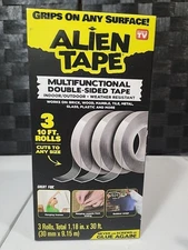 Alien Tape  Double Sided Tape, 3 Rolls @ 10ft  (PP)