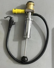 Micro Matic Beer Keg Tap Hand Pump Stainless Steel/Brass  3/16” ID 7/16” OD Hose