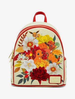 Loungefly Pokemon Charmander and Friends Floral Mini Backpack NEW