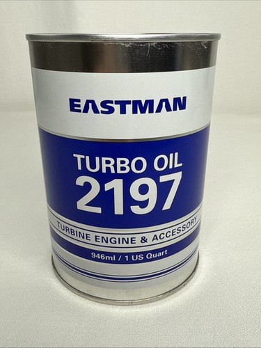 Eastman Turbo Oil 2197 Metal Empty Can