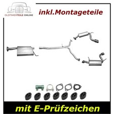 Auspuff Set für Chevrolet Captiva 2.2 D 4WD ab BJ 2011 Y Rohr Mitteltopf Endtopf
