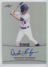 2015 Leaf Metal Draft Brendan Rodgers #BA-BR1 Auto fm0