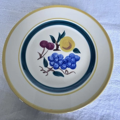 Vintage STANGL Hand Painted Fruit Dinner Plate 10.75" Very Nice!