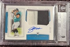 2019 National Treasures Gardner Minshew #198 BGS 9 AUTO 10 GAME WORN True RPA