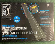 PGA Tour Performance Putting System Golf 9' Practice Mat Indoor/Outdoor NEW