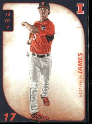 Matthew James 2016 Illinois Fighting Iliini Team Set Card