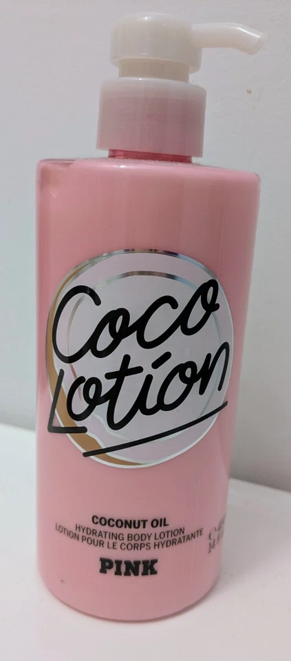 Victoria's Secret 粉色可乳液椰子油保湿身体乳液 14 盎司全新 — 第 3/3 张图片