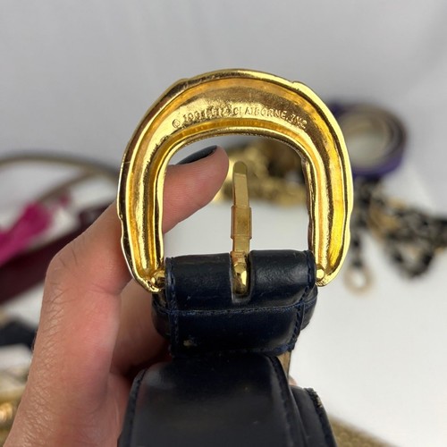 VTG Lot Of 13 Belts Leather Coin Gold Women’s 90s Y2K Size S M - Picture 14 of 15
