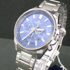 CASIO Edifice EFV-650DJ-2AJF Chronograph 10ATM Stainless Steel Blue Dial