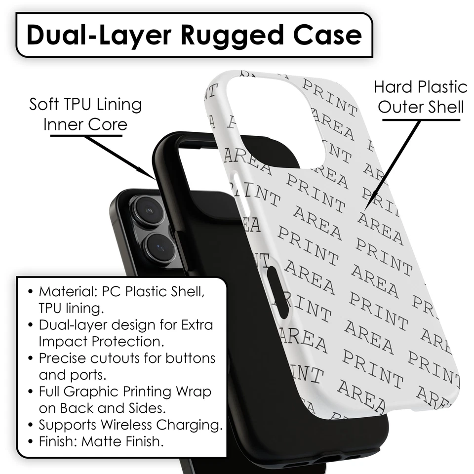 Tuf Case For Samsung Galaxy S(S25,S24,S23,S22,S21,S20),Peace Harmony Print - Image 4 of 4