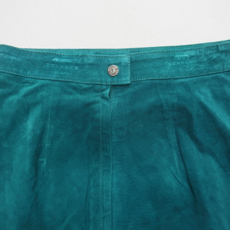 Falda lápiz de gamuza Global Identity talla 6 vintage Western Festival Rockabily Foto 2 de 4